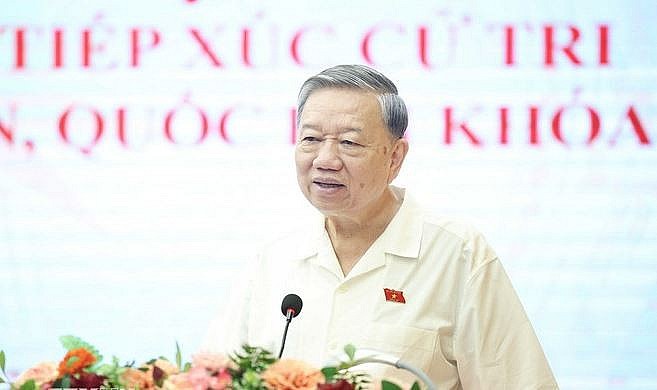 Tổng Bí thư Tô Lâm chia sẻ với cử tri về 3 nhiệm vụ trọng tâm quan trọng của đất nước