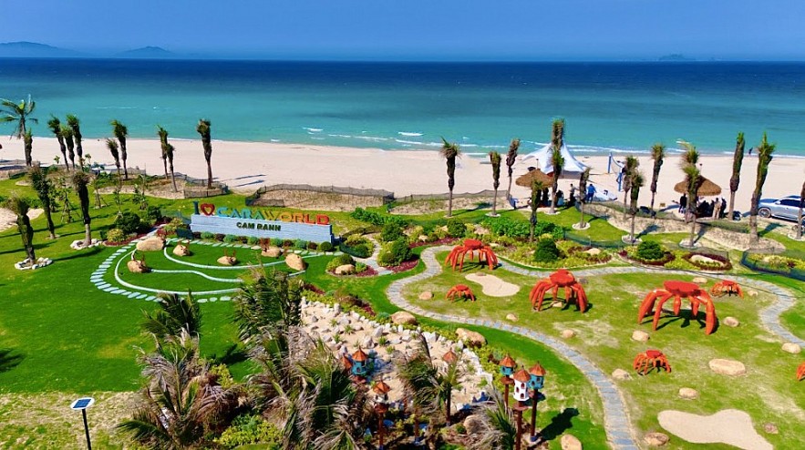 Sắp có công viên biển đầu tiên mở cửa tự do tại Bãi Dài - CaraWorld Cam Ranh