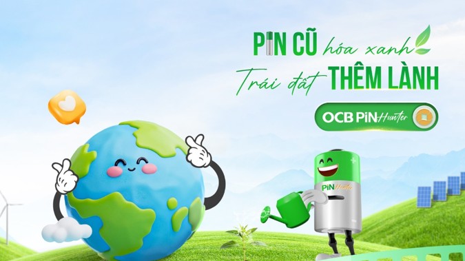 Hàng trăm ký pin cũ được thu gom từ chiến dịch PIN HUNTER do OCB phát động