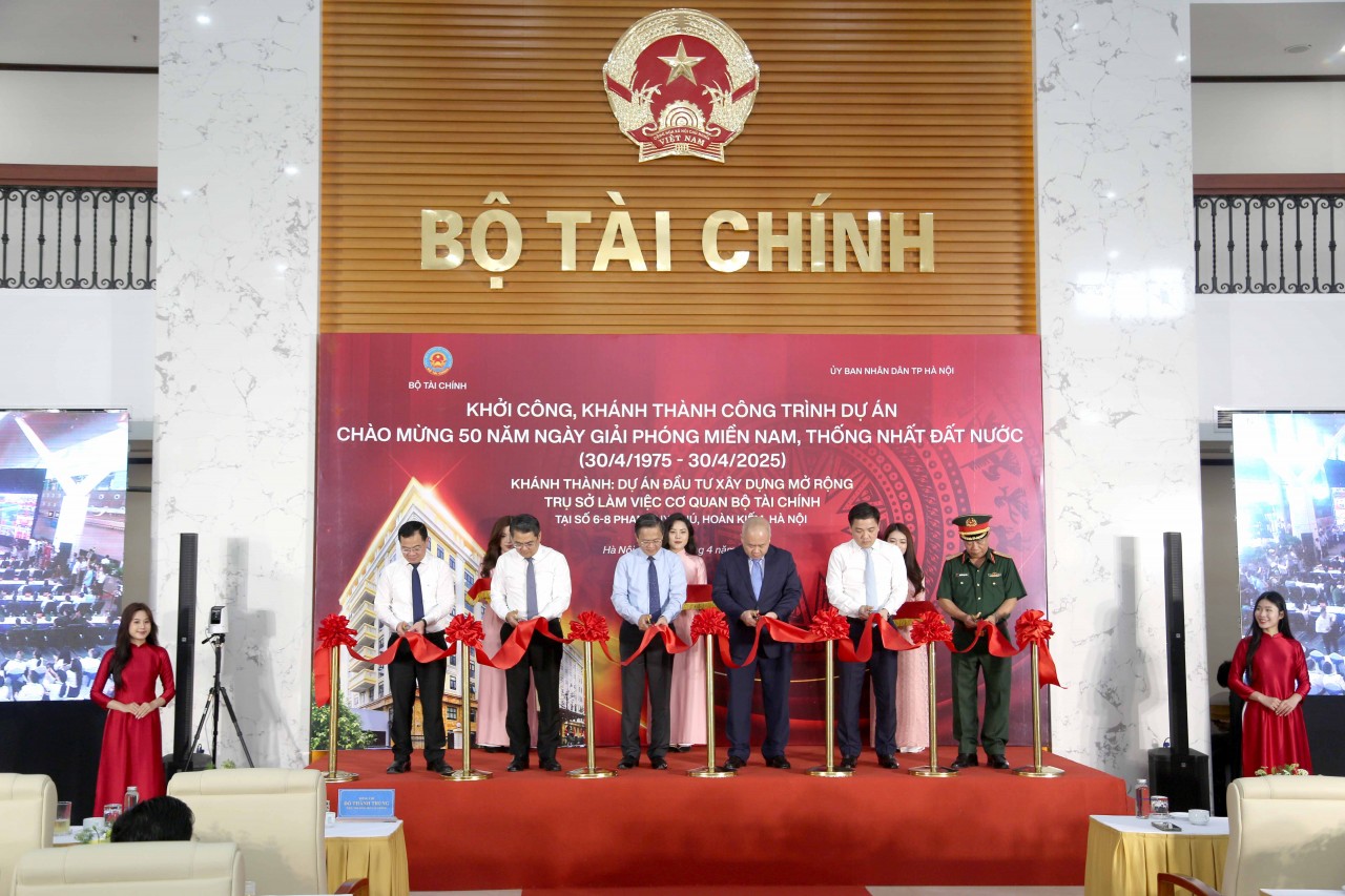 Khánh thành Dự án đầu tư xây dựng mở rộng trụ sở làm việc cơ quan Bộ Tài chính