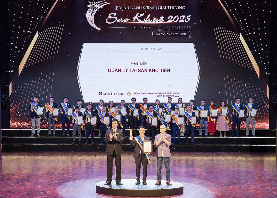 Agribank xuất sắc được công nhận “Giải thưởng Sao Khuê 2025” ở 6 hệ thống công nghệ, sản phẩm dịch vụ
