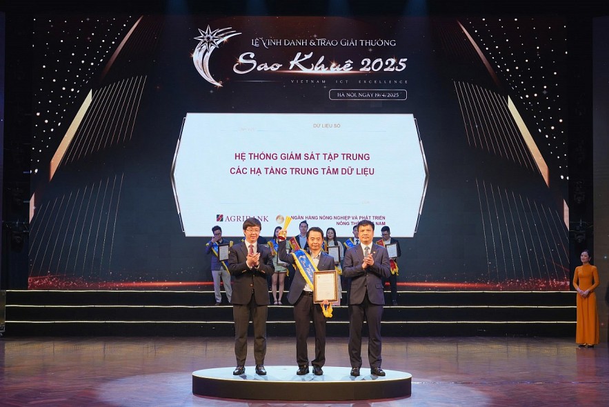 Agribank xuất sắc được công nhận “Giải thưởng Sao Khuê 2025” ở 6 hệ thống công nghệ, sản phẩm dịch vụ