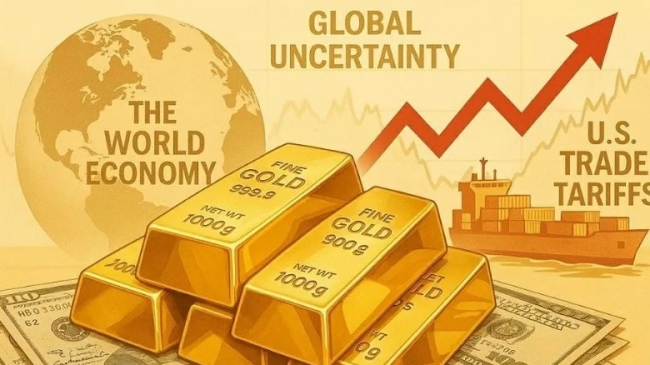 Chiều 24/4, giá vàng thế giới và trong nước quay đầu tăng