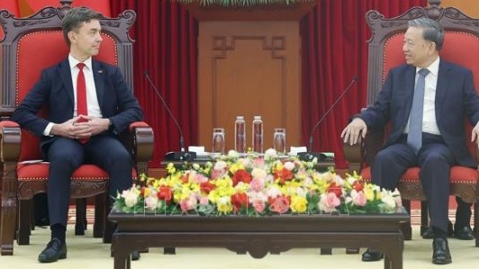 Tổng Bí thư Tô Lâm tiếp Đại sứ Liên minh châu Âu tại Việt Nam