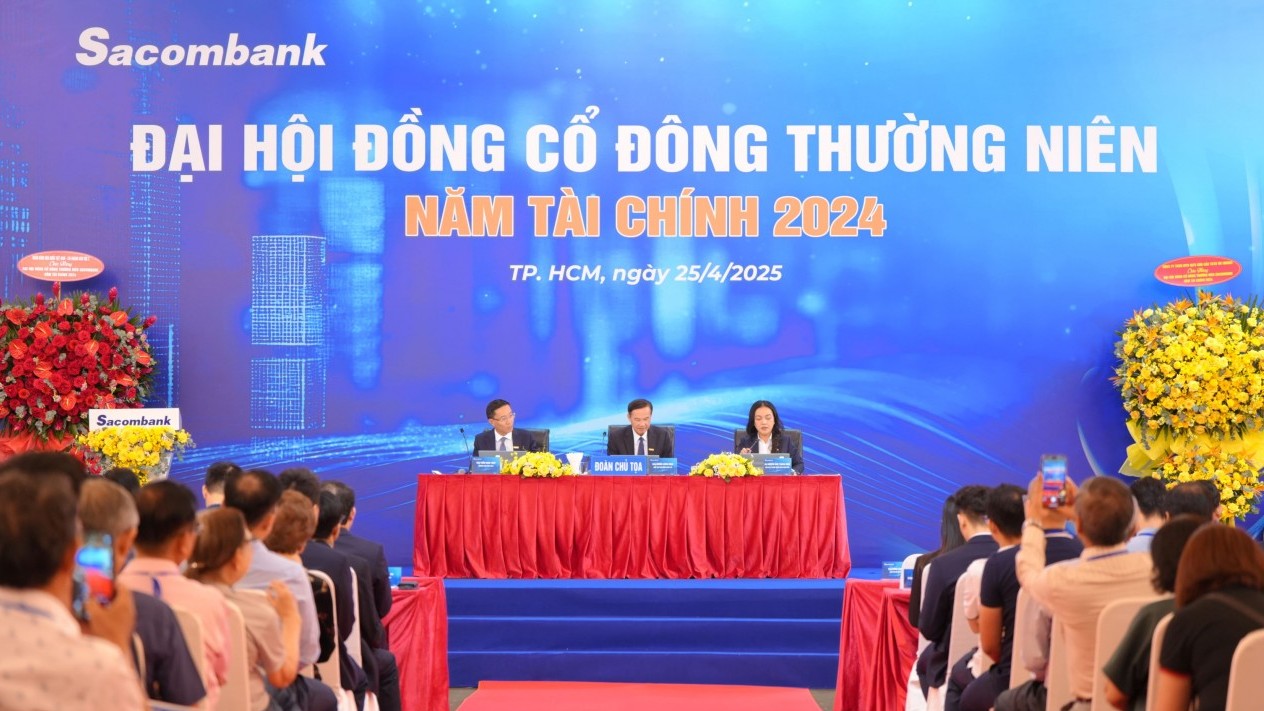 Đại hội đồng cổ đông Sacombank: Lợi nhuận tiếp đà tăng tốc, cổ tức sắp tái xuất sau 9 năm