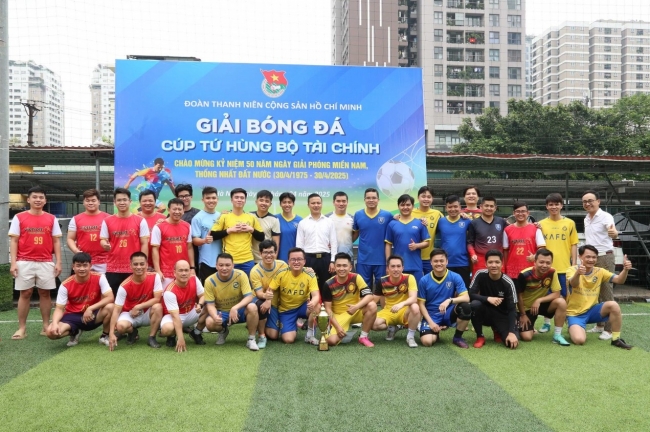 Đoàn Thanh niên Bộ Tài chính tổ chức Giải bóng đá tứ hùng MOF Cup 2025