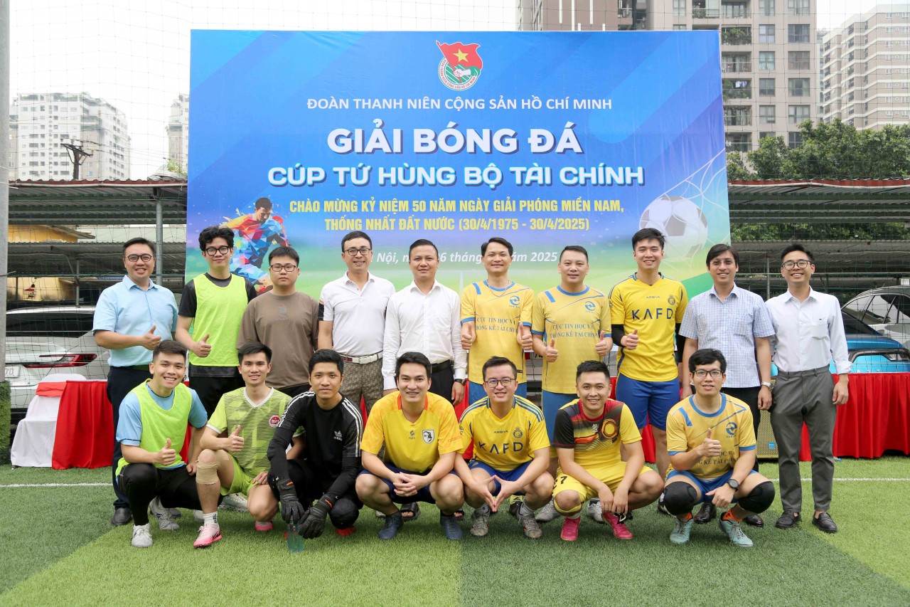 Đoàn Thanh niên Bộ Tài chính tổ chức Giải bóng đá tứ hùng MOF- Cup 2025