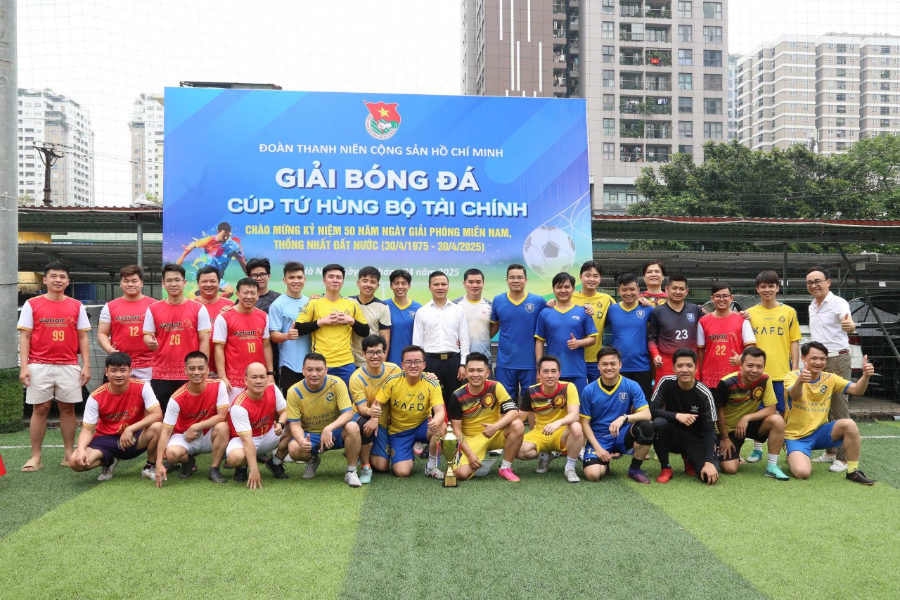 Đoàn Thanh niên Bộ Tài chính tổ chức Giải bóng đá tứ hùng MOF- Cup 2025