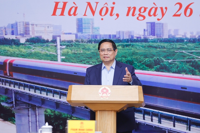Prime Minister orders commencing construction of North–South high-speed railway in 2026- Ảnh 1. Prime Minister orders commencing construction of North–South high-speed railway in 2026- Ảnh 1.
