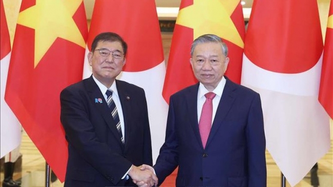 Tổng Bí thư Tô Lâm hội kiến Thủ tướng Nhật Bản