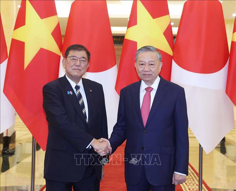 Tổng Bí thư Tô Lâm hội kiến Thủ tướng Nhật Bản- Ảnh 1.