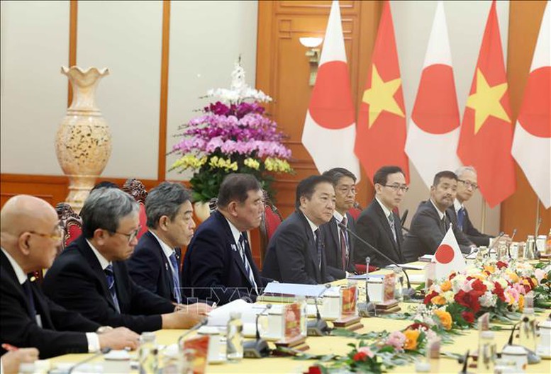 Tổng Bí thư Tô Lâm hội kiến Thủ tướng Nhật Bản- Ảnh 4.