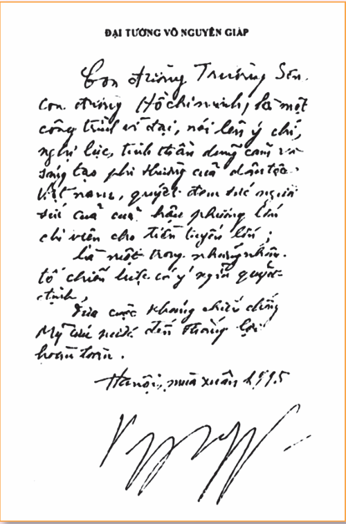 Con đường của ý chí và trí tuệ Việt Nam