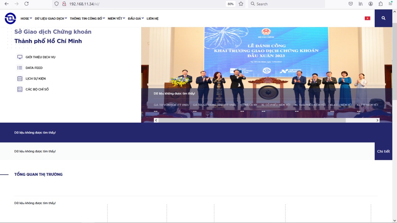 HOSE ra mắt giao diện website mới dễ sử dụng, nhiều tính năng nổi bật