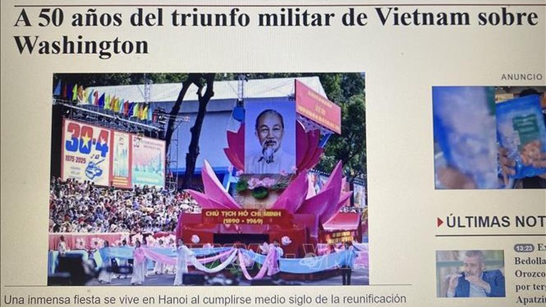 Truyền thông Mỹ Latin đồng loạt đăng tải loạt bài viết về chiến thắng lịch sử của Việt Nam