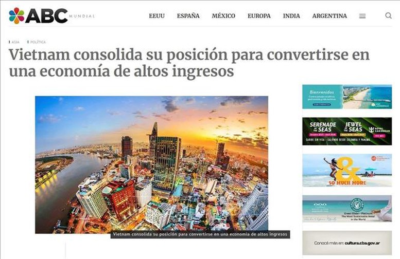 Truyền thông Mỹ Latin đồng loạt đăng tải loạt bài viết về chiến thắng lịch sử của Việt Nam- Ảnh 2. Truyền thông Mỹ Latin đồng loạt đăng tải loạt bài viết về chiến thắng lịch sử của Việt Nam- Ảnh 2.