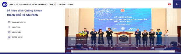 HOSE ra mắt giao diện website mới dễ sử dụng, nhiều tính năng nổi bật