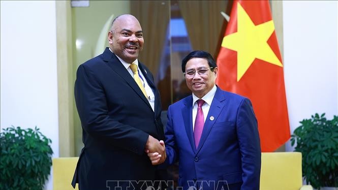 Thủ tướng Phạm Minh Chính tiếp Bộ trưởng Ngoại giao và hợp tác Đông Phi của Tazania