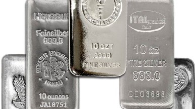 Ngày 3/5: Giá bạc thế giới tiếp tục giảm, trong nước tăng mạnh