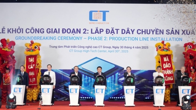 CT Group khởi công nhà máy chíp bán dẫn đầu tiên do người Việt làm chủ công nghệ