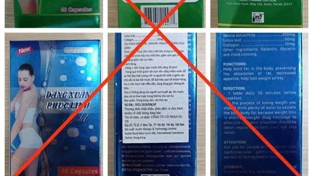 Bộ Y tế yêu cầu gỡ quảng cáo 2 thực phẩm bảo vệ sức khoẻ chứa chất cấm sibutramine