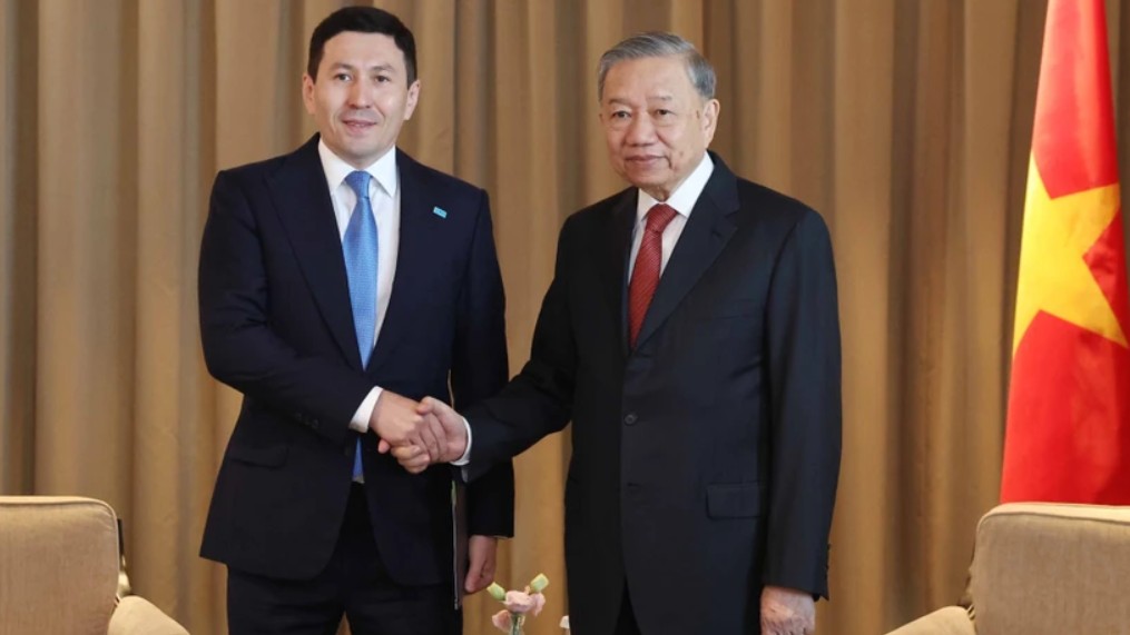 Tổng Bí thư Tô Lâm tiếp lãnh đạo một số doanh nghiệp lớn của Kazakhstan