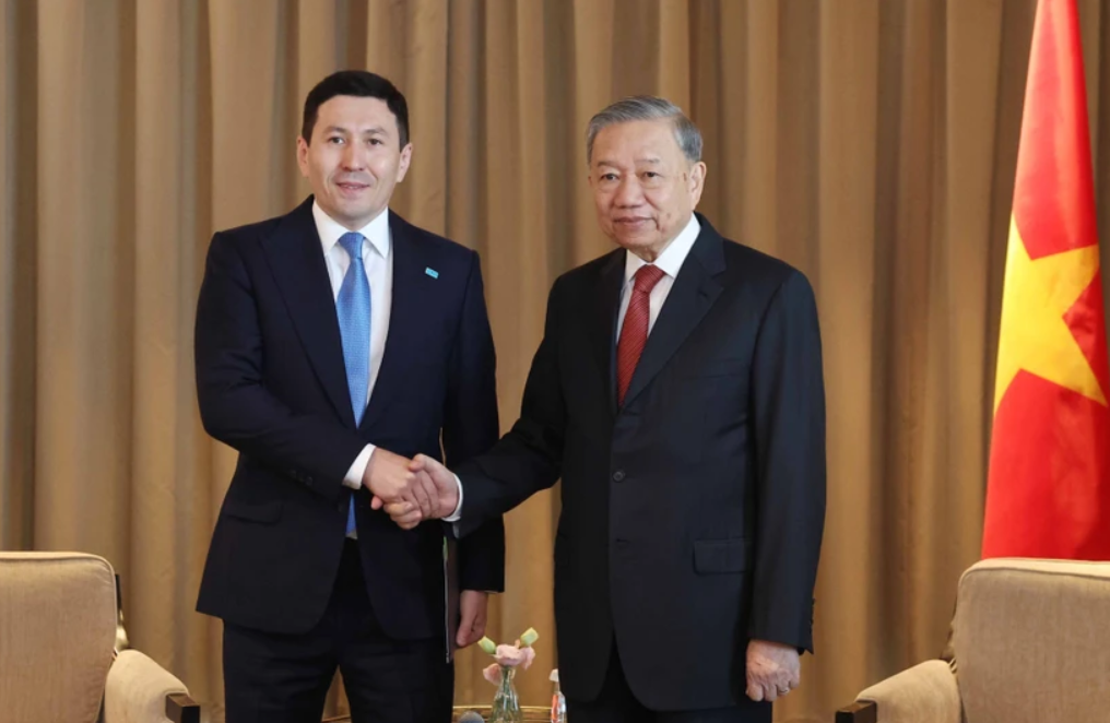 Tổng Bí thư Tô Lâm tiếp lãnh đạo một số doanh nghiệp lớn của Kazakhstan