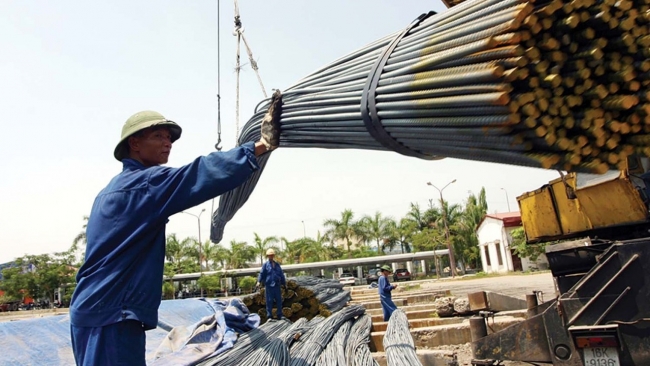 Ngày 10/5: Giá thép thanh tháng 5 trên Sàn Thượng Hải giảm 35 Nhân dân tệ