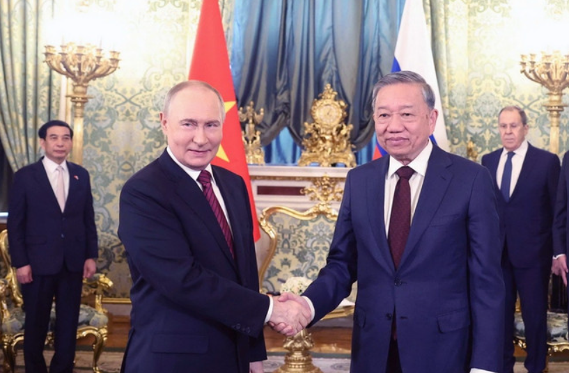 Tổng Bí thư Tô Lâm hội đàm với Tổng thống Nga Vladimir Putin