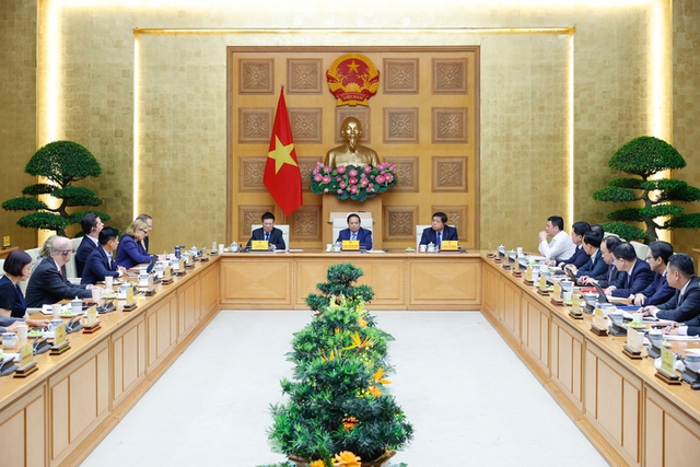 Prime Minister urges U.S. businesses to support mutually beneficial trade agreement- Ảnh 1. Prime Minister urges U.S. businesses to support mutually beneficial trade agreement- Ảnh 1.