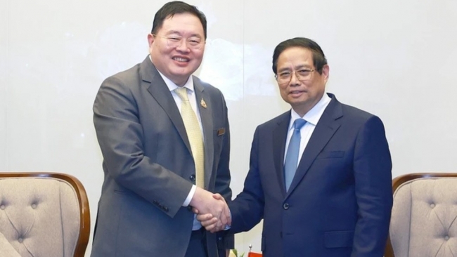 Thủ tướng Phạm Minh Chính tiếp lãnh đạo các tập đoàn, doanh nghiệp hàng đầu của Thái Lan