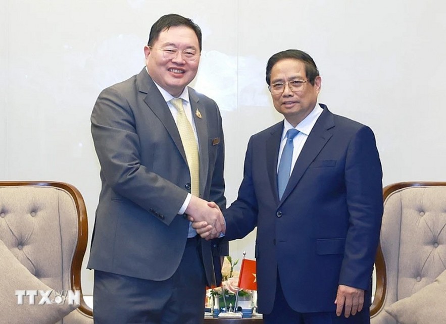 Thủ tướng Phạm Minh Chính tiếp lãnh đạo các tập đoàn, doanh nghiệp hàng đầu của Thái Lan