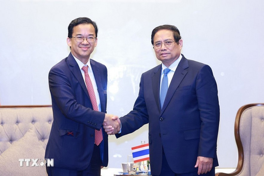 Thủ tướng Phạm Minh Chính tiếp lãnh đạo các tập đoàn, doanh nghiệp hàng đầu của Thái Lan