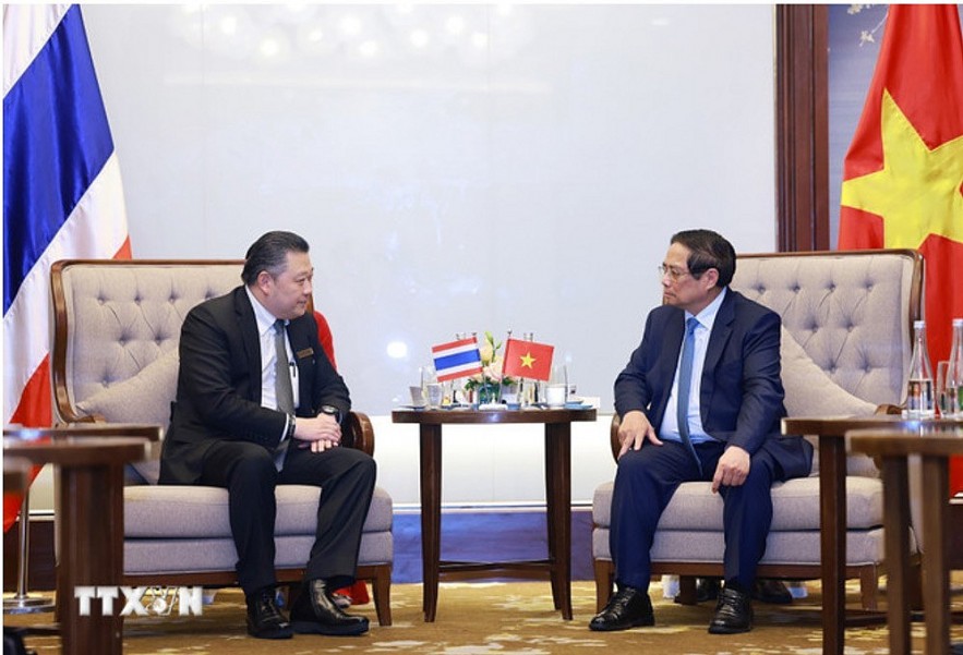 Thủ tướng Phạm Minh Chính tiếp lãnh đạo các tập đoàn, doanh nghiệp hàng đầu của Thái Lan