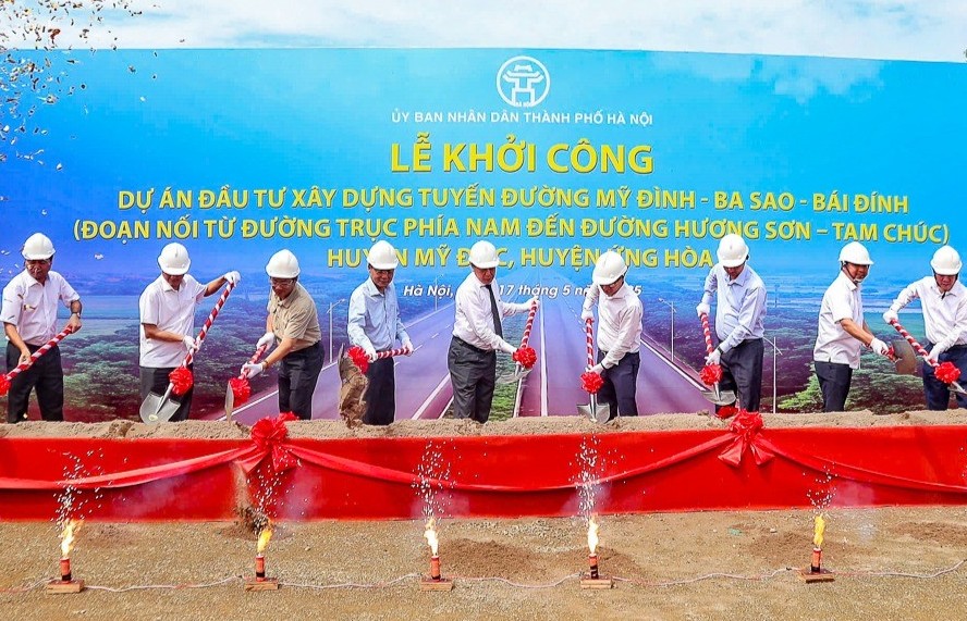 Hà Nội khởi công tuyến đường kết nối "tam giác vàng" du lịch - kinh tế phía Nam