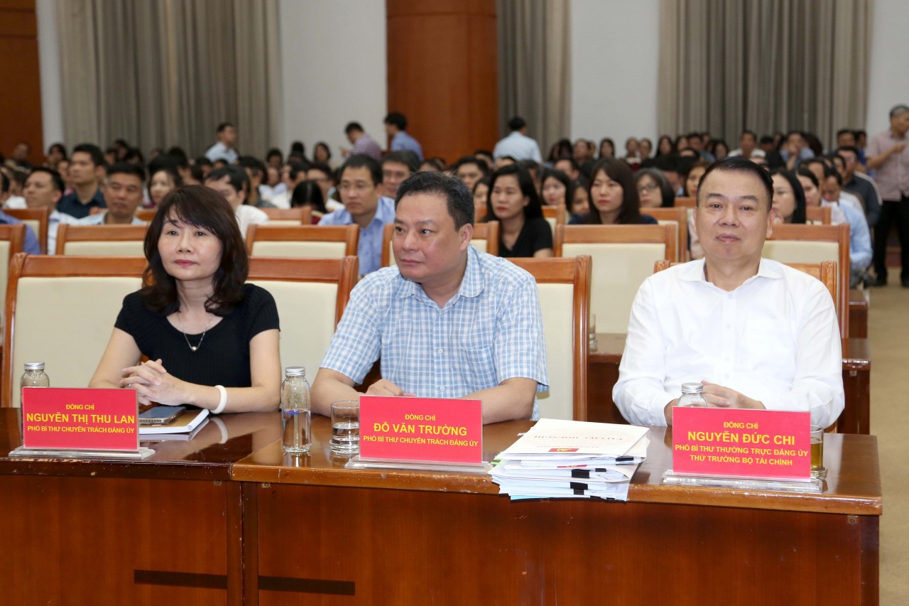 Đảng ủy Bộ Tài chính dự Hội nghị toàn quốc quán triệt, triển khai Nghị quyết số 66 và Nghị quyết số 68 Đảng ủy Bộ Tài chính dự Hội nghị toàn quốc quán triệt, triển khai Nghị quyết số 66 và Nghị quyết số 68