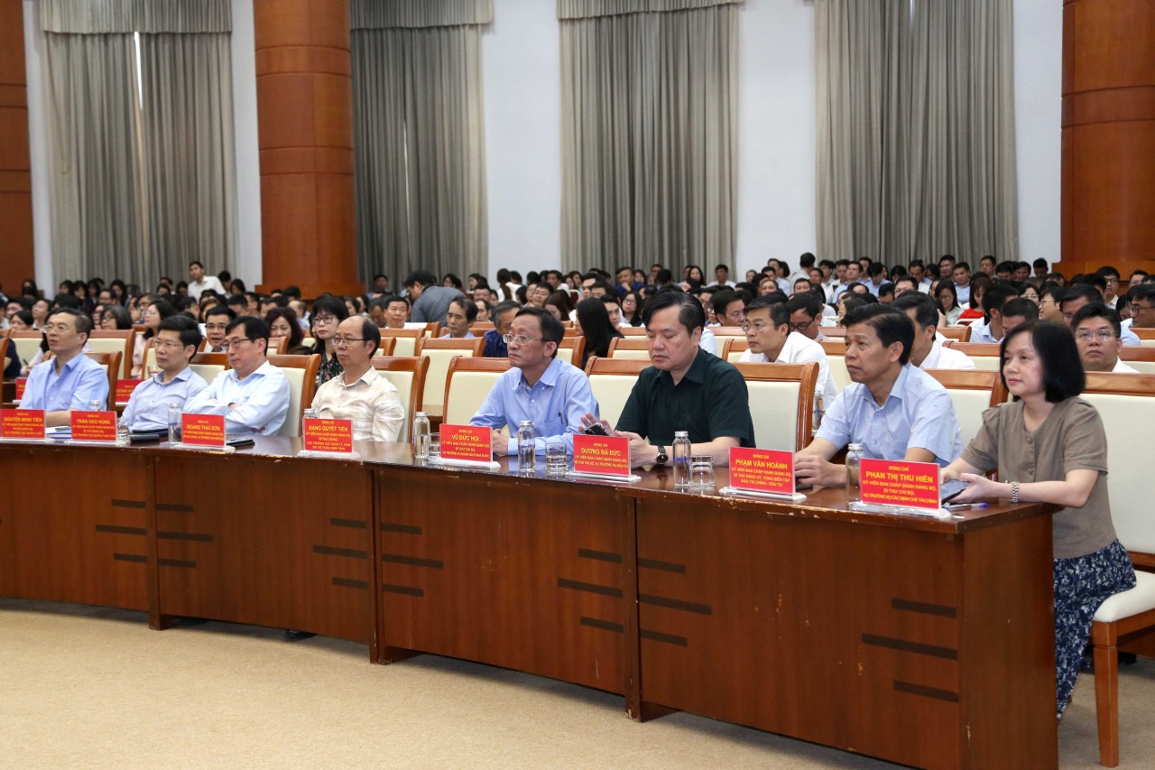 Đảng ủy Bộ Tài chính dự Hội nghị toàn quốc quán triệt, triển khai Nghị quyết số 66 và Nghị quyết số 68 Đảng ủy Bộ Tài chính dự Hội nghị toàn quốc quán triệt, triển khai Nghị quyết số 66 và Nghị quyết số 68