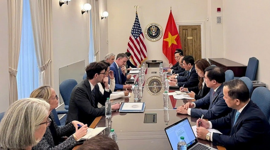 Việt Nam - Hoa Kỳ kết thúc vòng đàm phán lần thứ 2 về thương mại đối ứng giữa hai nước Việt Nam - Hoa Kỳ kết thúc vòng đàm phán lần thứ 2 về thương mại đối ứng giữa hai nước