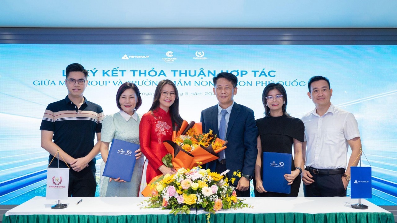 Lễ ký kết thỏa thuận hợp tác giữa MEYGROUP và Trường mầm non Edison Phú Quốc
