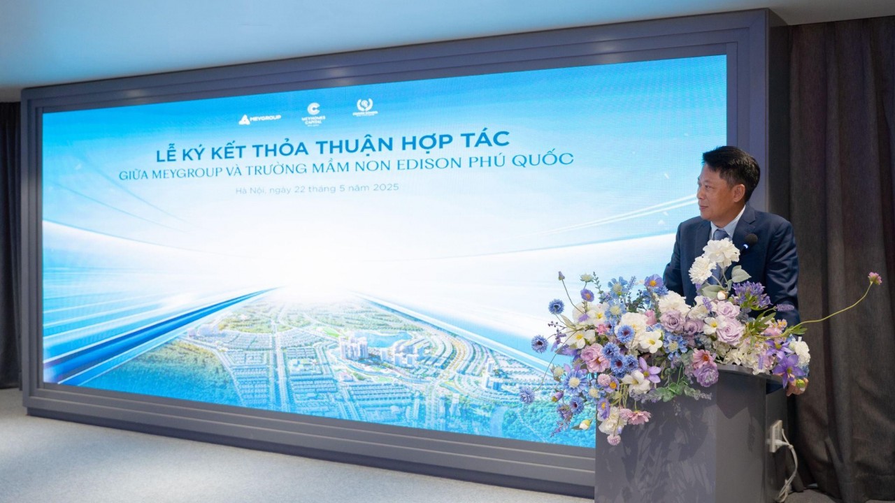 Lễ ký kết thỏa thuận hợp tác giữa MEYGROUP và Trường mầm non Edison Phú Quốc