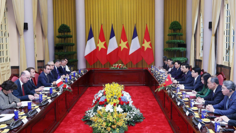 Chủ tịch nước: Quyết tâm đưa quan hệ Việt Nam - Pháp đi vào thực chất và hiệu quả