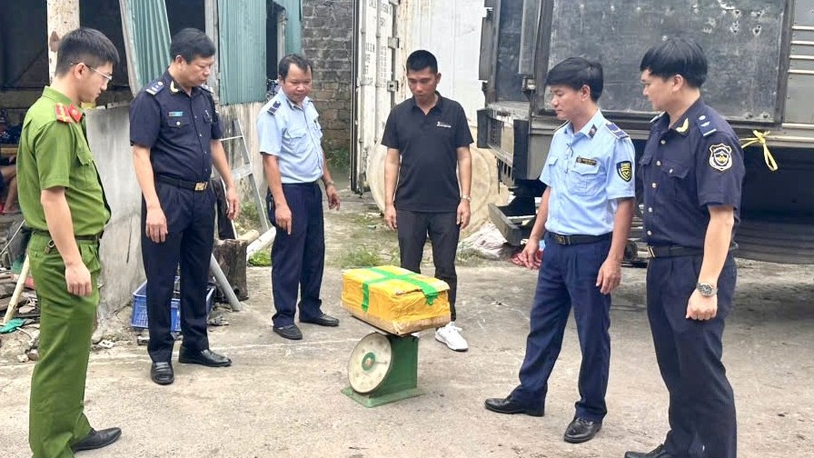 Hải quan tham gia phát hiện gần 25,5 tấn mực, sách bò, chân gà bốc mùi tại Móng Cái