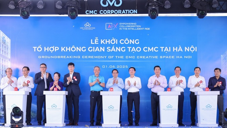 Thủ tướng Phạm Minh Chính dự khởi công Tổ hợp không gian sáng tạo CMC