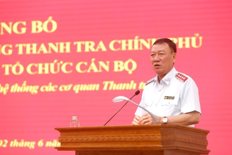 Thanh tra Chính phủ công bố quyết định nhân sự quy mô lớn