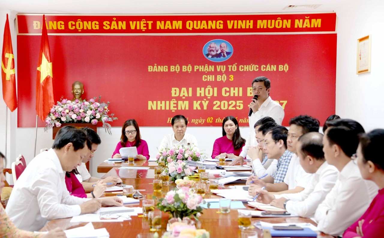 Chi bộ 3 - Vụ Tổ chức cán bộ triển khai nhiệm vụ với tinh thần chủ động, đổi mới, đoàn kết