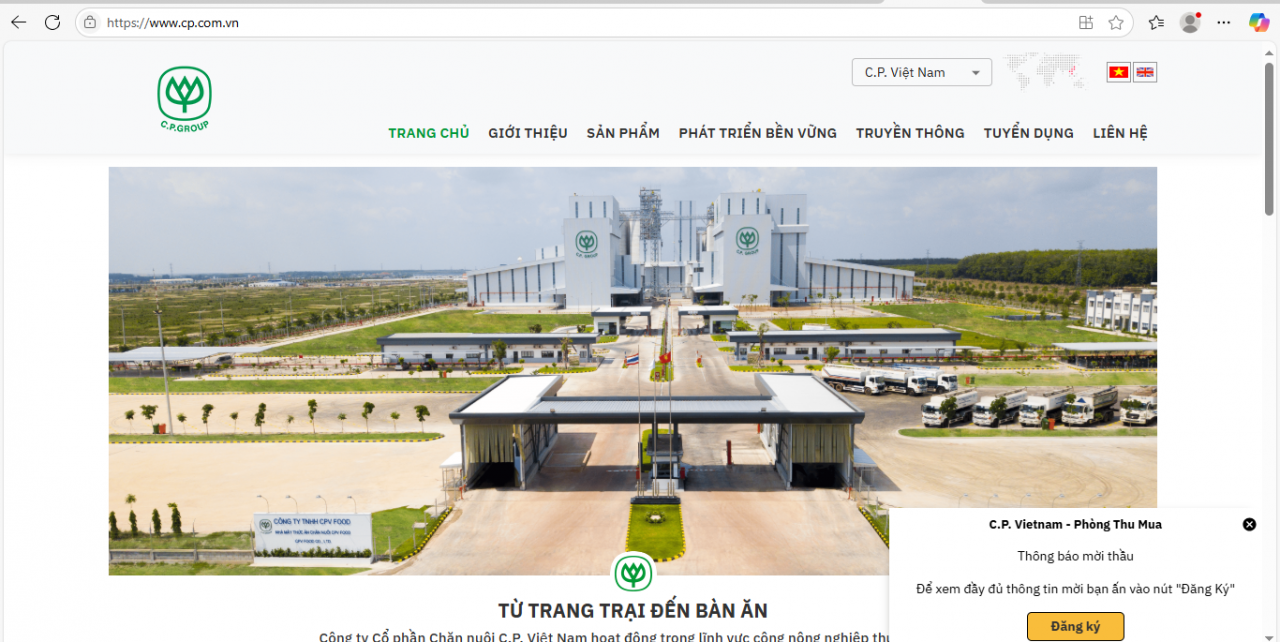 Đề nghị Bộ Công an điều tra vụ C.P. Việt Nam bị tố bán thịt lợn bệnh Đề nghị Bộ Công an điều tra vụ C.P. Việt Nam bị tố bán thịt lợn bệnh