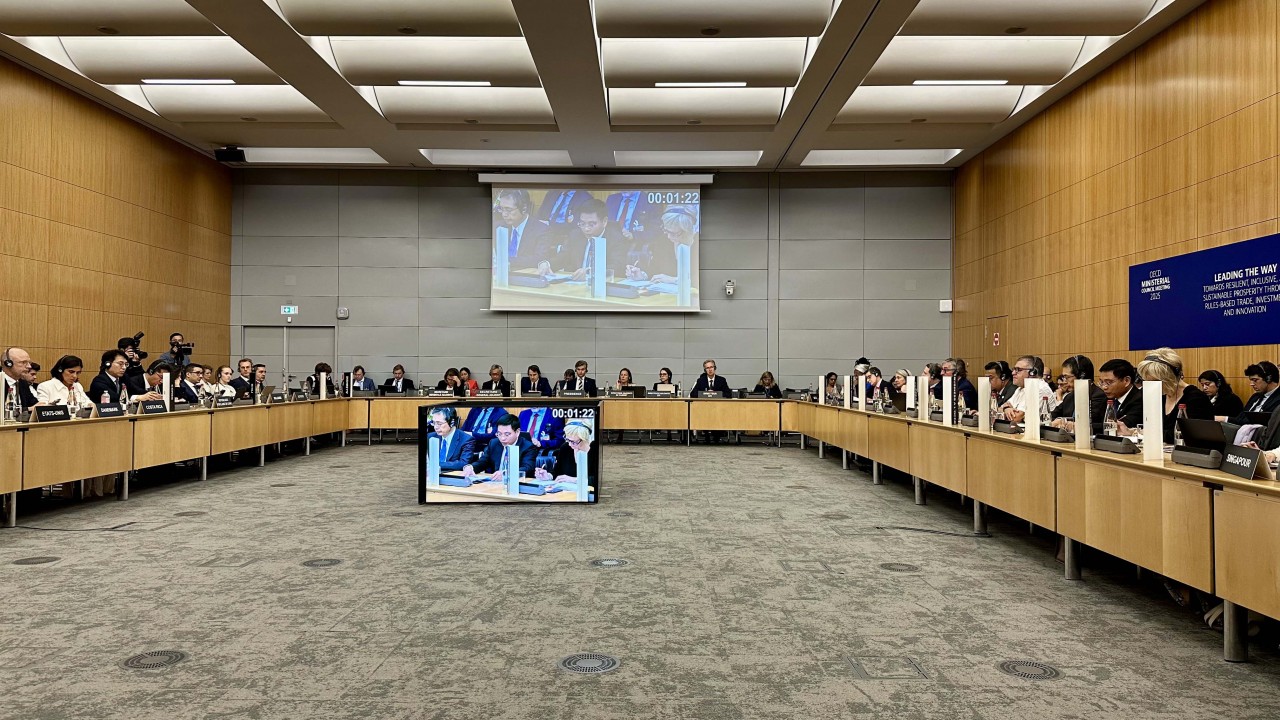 Bế mạc Hội nghị Hội đồng Bộ trưởng Tổ chức Hợp tác và Phát triển Kinh tế năm 2025