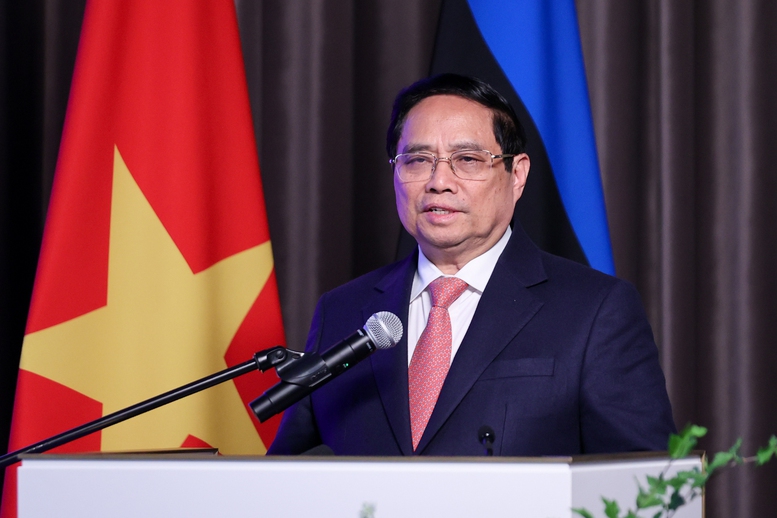 Thủ tướng: Hợp tác giữa các doanh nghiệp Việt Nam - Estonia có sự bảo đảm của hai Chính phủ- Ảnh 1.
