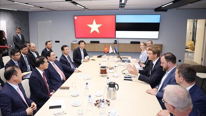 Thủ tướng Phạm Minh Chính làm việc với các doanh nghiệp Estonia, thúc đẩy triển khai các dự án tại Việt Nam