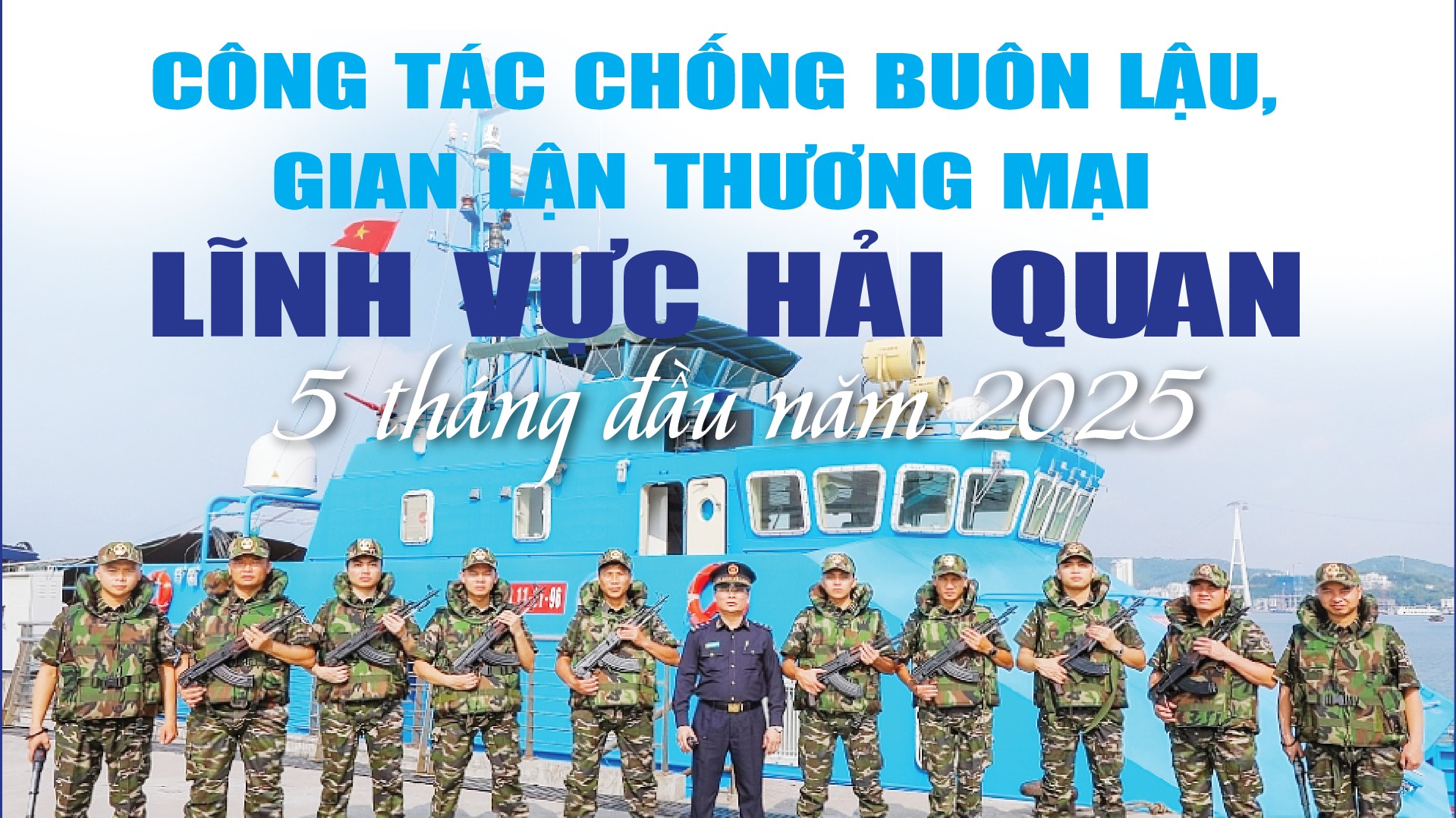 Infographics: 6.453 vụ vi phạm pháp luật hải quan trong 5 tháng đầu năm 2025
